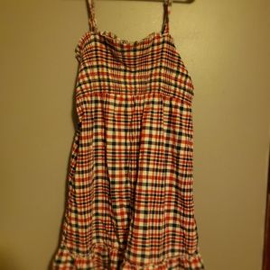 Faded Glory Dress Plaid Size M (8-10)
